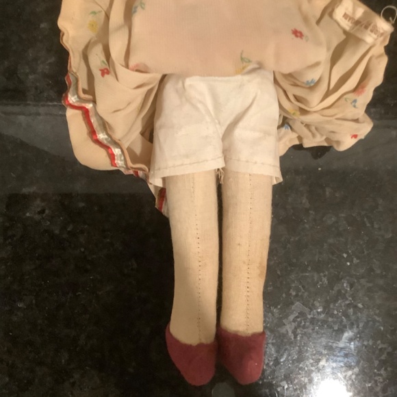 Vintage Scandanavian Cloth 10.25 in. Folk Doll - Picture 8 of 10
